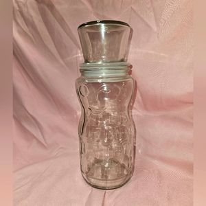Vintage Planters Mr. Peanut Clear Glass Character Jar
